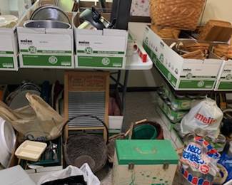 Mics baskets, platers, dishes