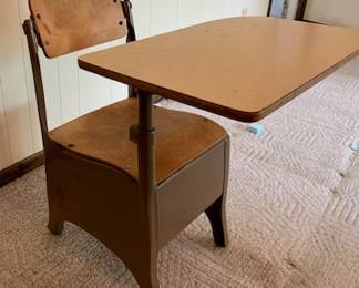 Vintage school desk
