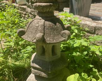 Japanese cement pagoda