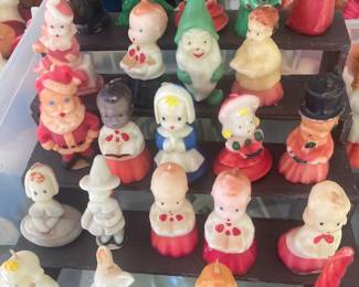 Vintage candle figures