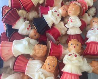 Vintage candle figures