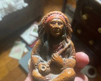 small native American figurine