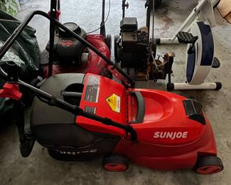 Sun Joe electric lawnmower