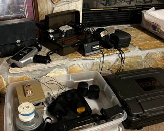 All kinds of vintage electronics / cameras