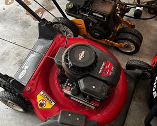 “Yard machine” 21 inch push mower, Briggs & Stratton Edger 3.5 horsepower