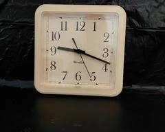 Westclox wall clock, battery operated.