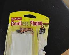 Cordless phone battery looks like never used.