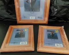 Picture Frames, Solid Wood, (1) 8x10, (2) 5x7.
