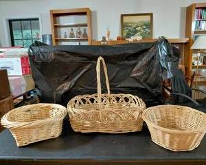 3 heavy-duty made baskets