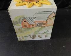 Sunshine Farm Tissue Box, so very cute. Great for any setting.