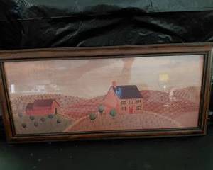Picture Frames, (2) Countryside Settings, 10x21.