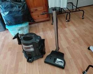 Like new Rainbow vacuum cleaner. All attachments including a power nozzle, hoses and individual attachments. This vacuum is a bagless water system for those not familiar with it. Manual included.