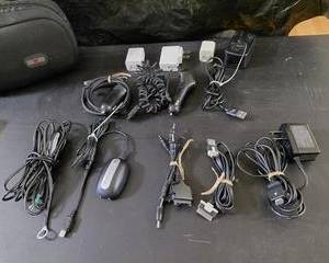 Multiple Charging devices, travel, and plugs.