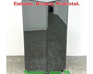 Lot 330 Tall Square Mirrored Column. Display Pedestal.