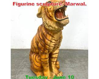 Lot 500 Large 29 inch Resin Lion Figurine sculpture. Marwal.