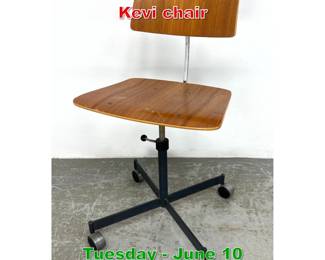 Lot 671 Jorgen Rasmussen Teak Kevi chair