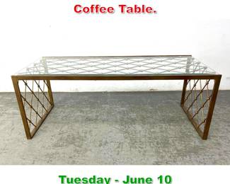 Lot 578 Jean Royere Style Coffee Table.