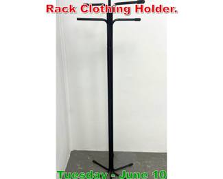 Lot 582 Post Modern Standing Coat Rack Clothing Holder.