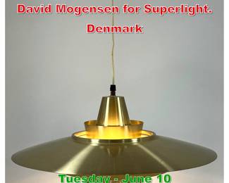 Lot 887 layered pendant light by David Mogensen for Superlight. Denmark
