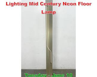 Lot 389 Rudi Stern George Kovacs Lighting Mid Century Neon Floor Lamp