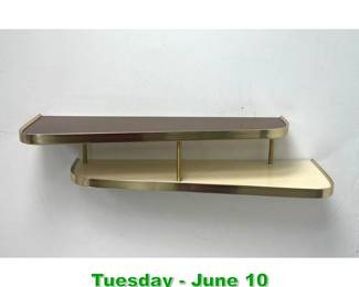 Lot 861 50s Modern 2 tier shelf.