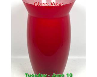Lot 750 Vetri Murano Italy Art Glass Vase