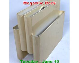 Lot 478 Giotto Stoppino for Kartell Magazine Rack