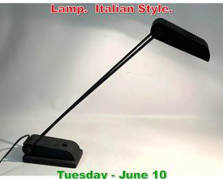 Lot 593 Post Modern Desk Task Lamp. Italian Style. 