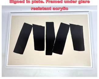 Lot 1158 RICHARD LIN print. Bridge II. Signed in plate. Framed under glare resistant acrylic