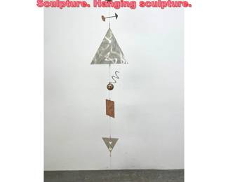 Lot 1357 MYRON WASSERMAN Mobile Sculpture. Hanging sculpture.