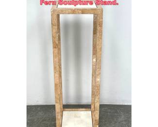 Lot 1190 Maitland Smith Style Pedestal Fern Sculpture Stand.