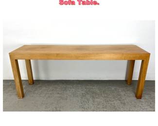 Lot 1323 Parsons Style Console Sofa Table.