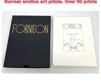 Lot 1021 Tomi Ungerer Fornicon Portfolio. Surreal erotica art prints. Over 60 prints