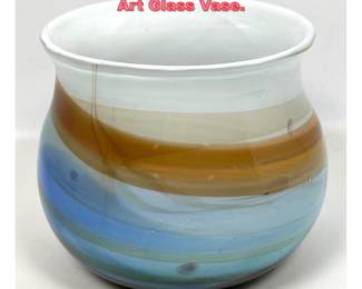 Lot 1059 SIGNED Holmegaard Atlantis Art Glass Vase.