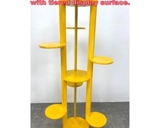 Lot 1411 Midcentury Modern Plant Stand with tiered display surface.
