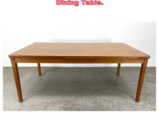 Lot 1288 Danish Modern Teak Refractory Dining Table.
