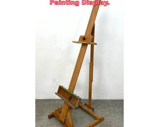 Lot 1254 Large Tall Adjustable Artist Easel Painting Display. 