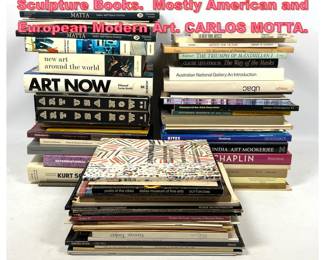 Lot 1459 Large Lot Vintage Art and Sculpture Books. Mostly American and European Modern Art. CARLOS MOTTA.
