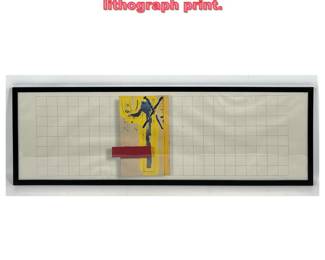 Lot 1148 Richard Tuttle offset lithograph print.