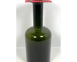 Lot 1057 Otto Brauer Kastrup Holmegaard Art Glass Vase.