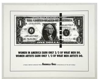Lot 1171 Guerrilla Girls offset poster print.