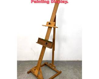 Lot 1263 Large Tall Adjustable Artist Easel Painting Display.
