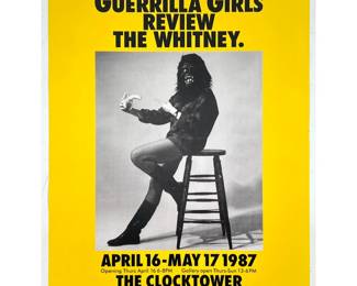 Lot 1161 Guerrilla Girls offset poster print