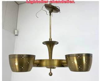 Lot 1355 Vintage Gerald Thurston Lightolier chandelier. 