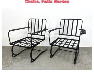 Lot 1518 Pair Salterini Bouncer Lounge Chairs. Patio Garden