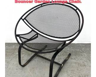 Lot 1500 Mid Century Salterini Radar Bouncer Garden Lounge Chair.