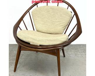 Lot 1206 Kofed Larsen Selig peacock chair.
