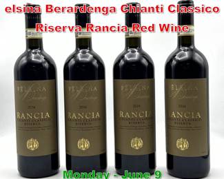Lot 28 4 pcs 2016 Fattoria di F elsina Berardenga Chianti Classico Riserva Rancia Red Wine