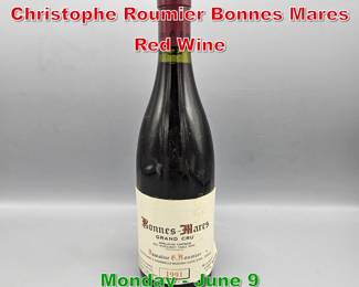 Lot 167 1991 Domaine G. Roumier Christophe Roumier Bonnes Mares Red Wine