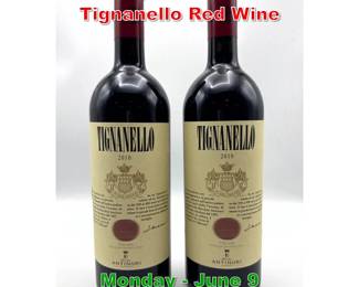 Lot 39 2 pcs 2010 Antinori Tignanello Red Wine 